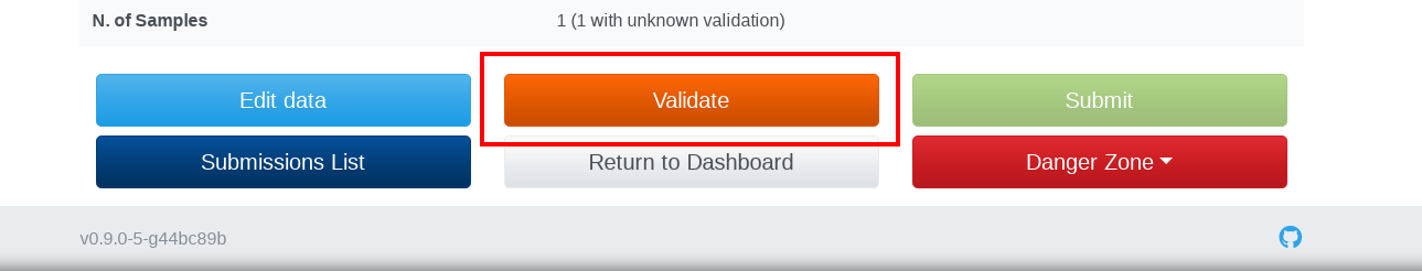 Validate Button